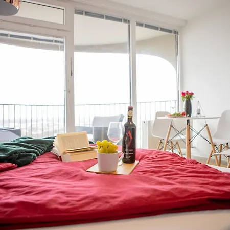 Modernes Mit Tollem Blick über Stadt Apartment Augsburg